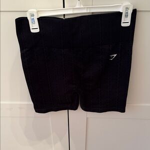 Gymshark Black High-Waist Seamless Bike Shorts